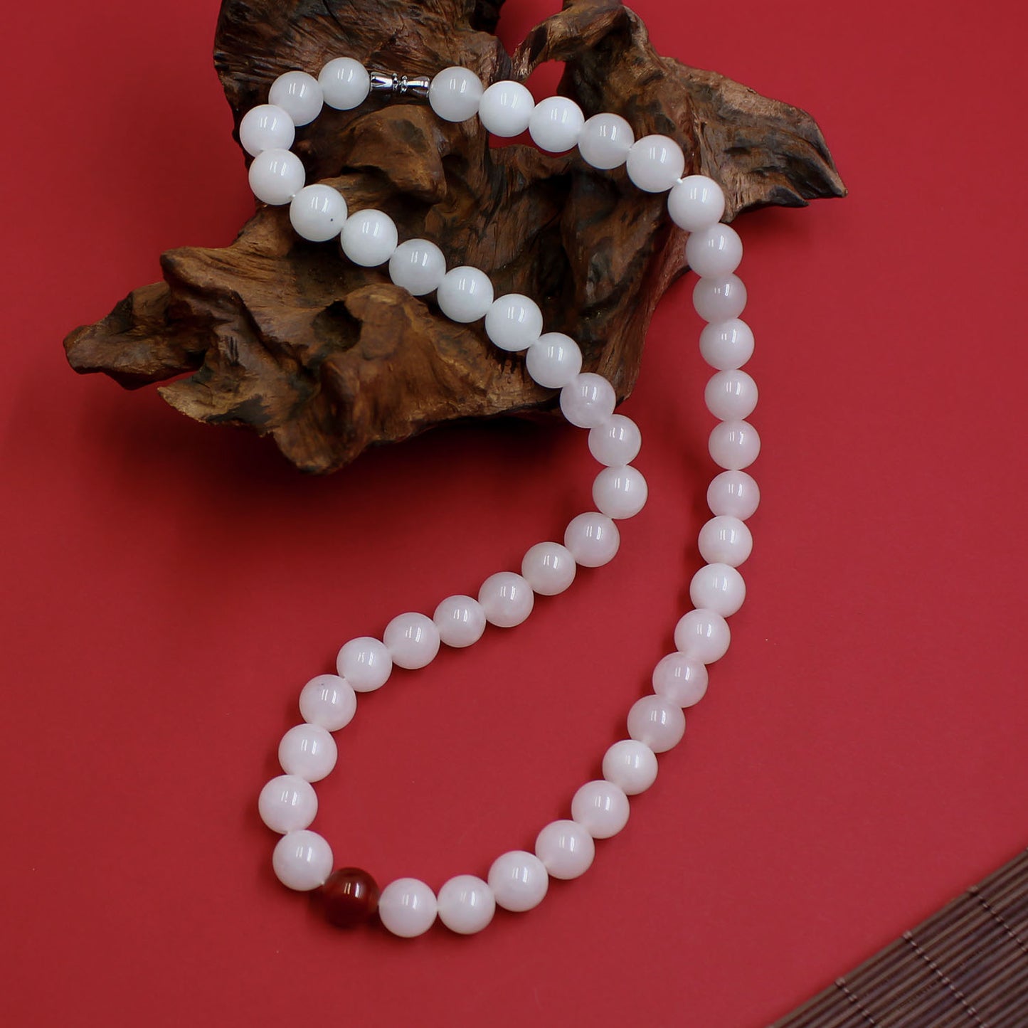 Natural Xinjiang Golden Silk Jade Necklace — Fortune & Energy Boost