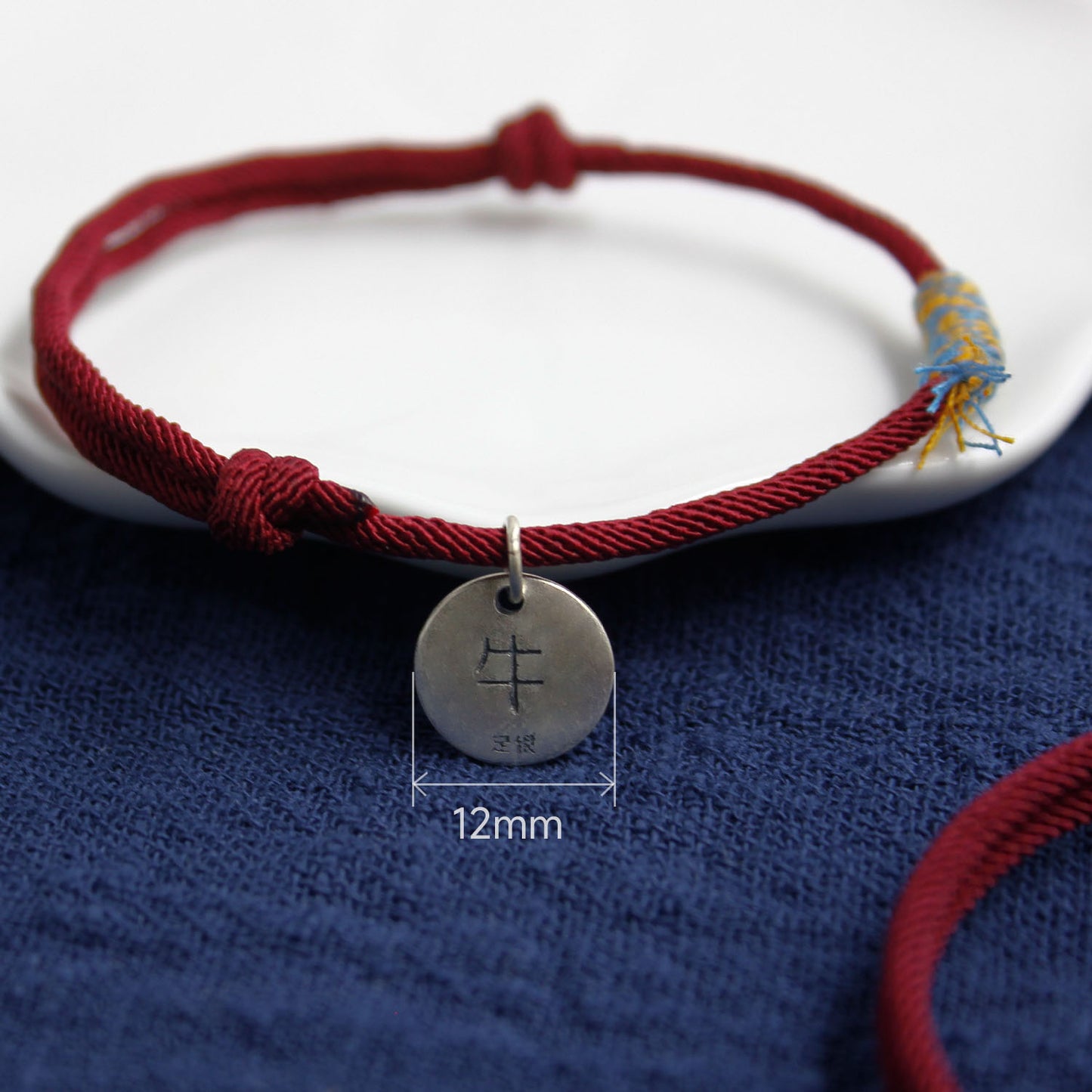 Chinese Zodiac Ox Sterling Silver Charm Bracelet