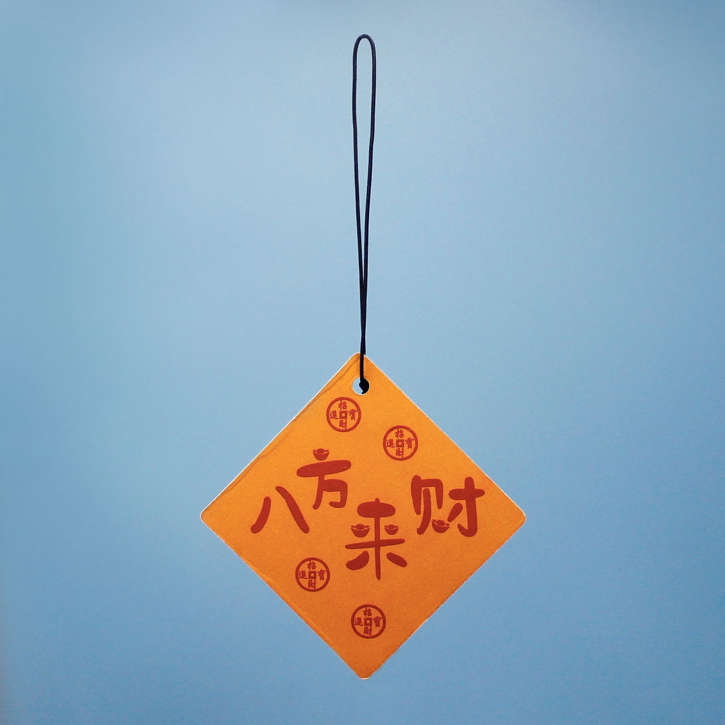 Vermilion Talisman Hanging Charm– Chinese Lucky Ornament for Attracting Fortune