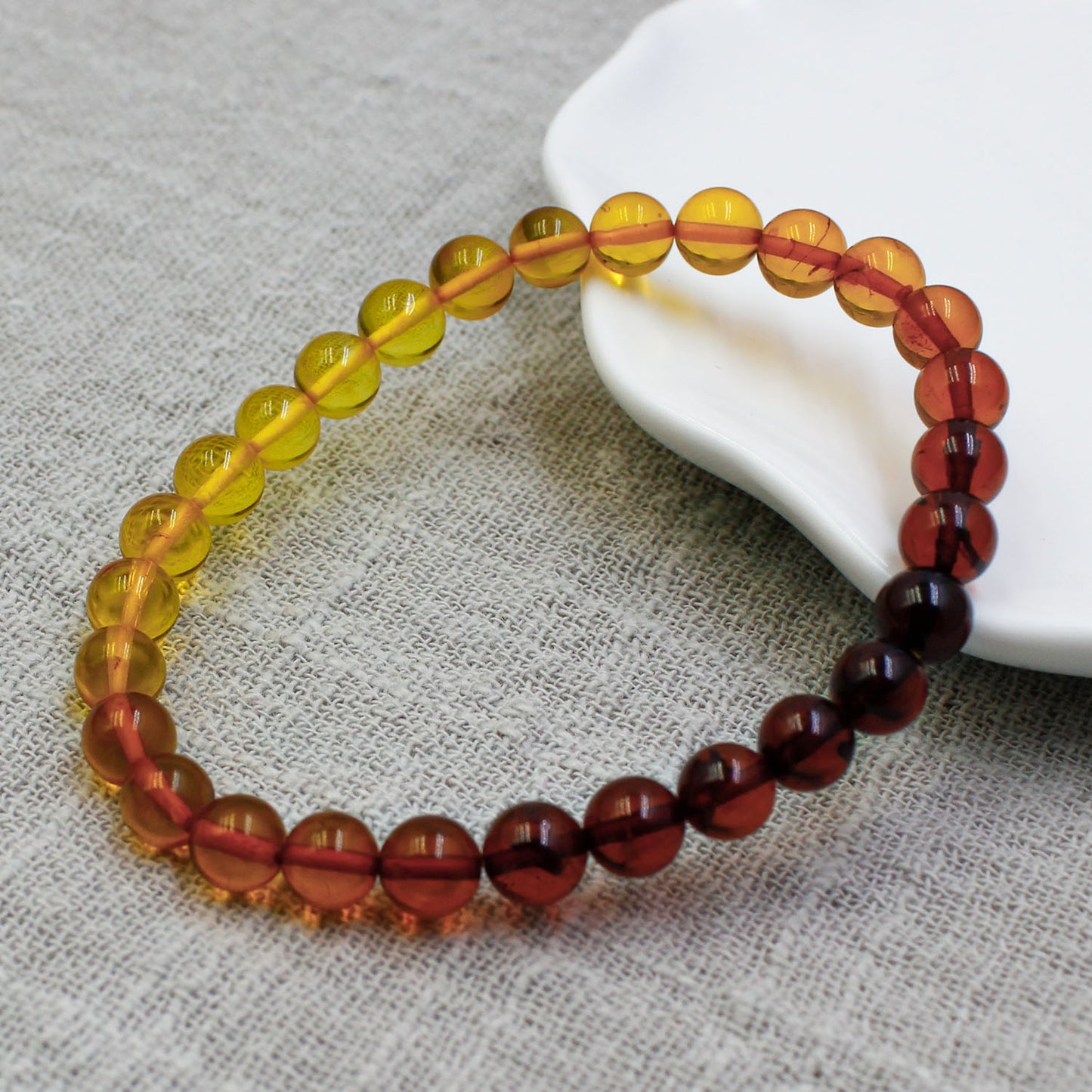 Amber Rainbow Bracelet