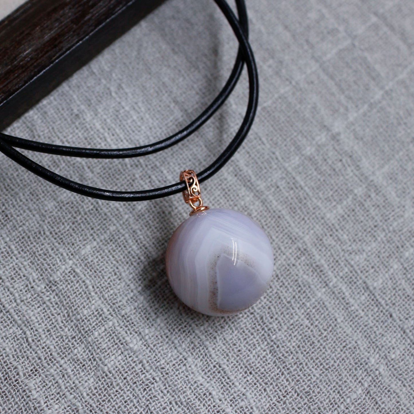 Taoist Agate & Cinnabar Bead Necklace – Energy Balance & Vitality