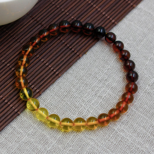Amber Rainbow Bracelet