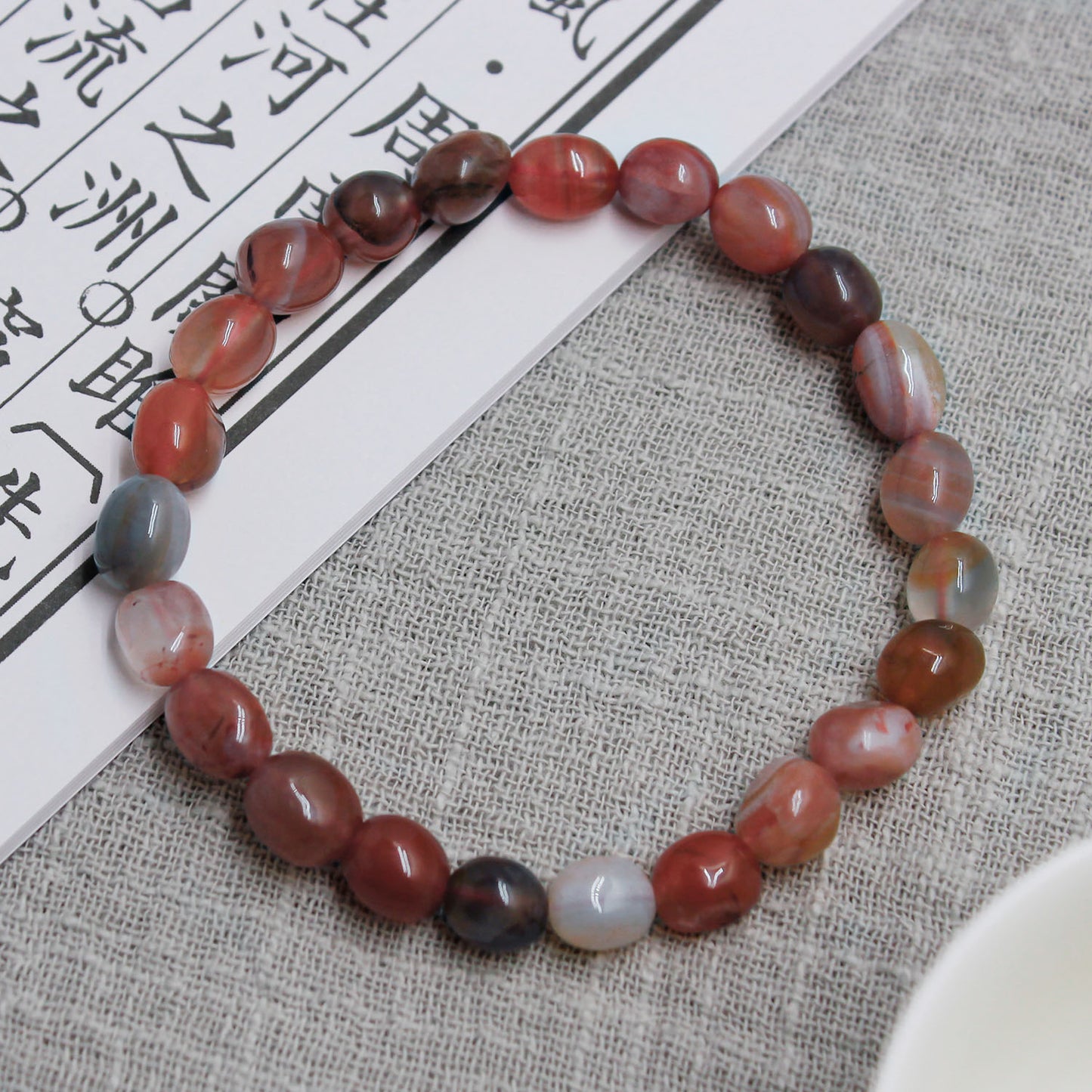 Southern Red Agate Bracelet