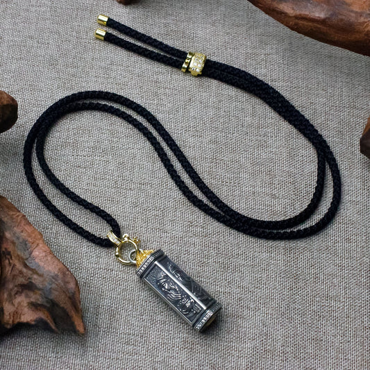 Five Wealth Gods Treasure Bowl Pendant