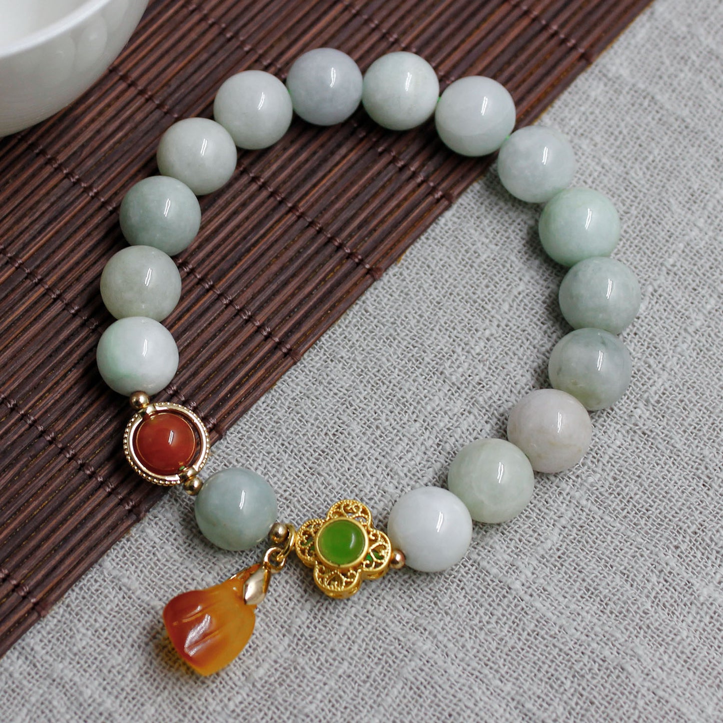 Lotus Jade Bracelet