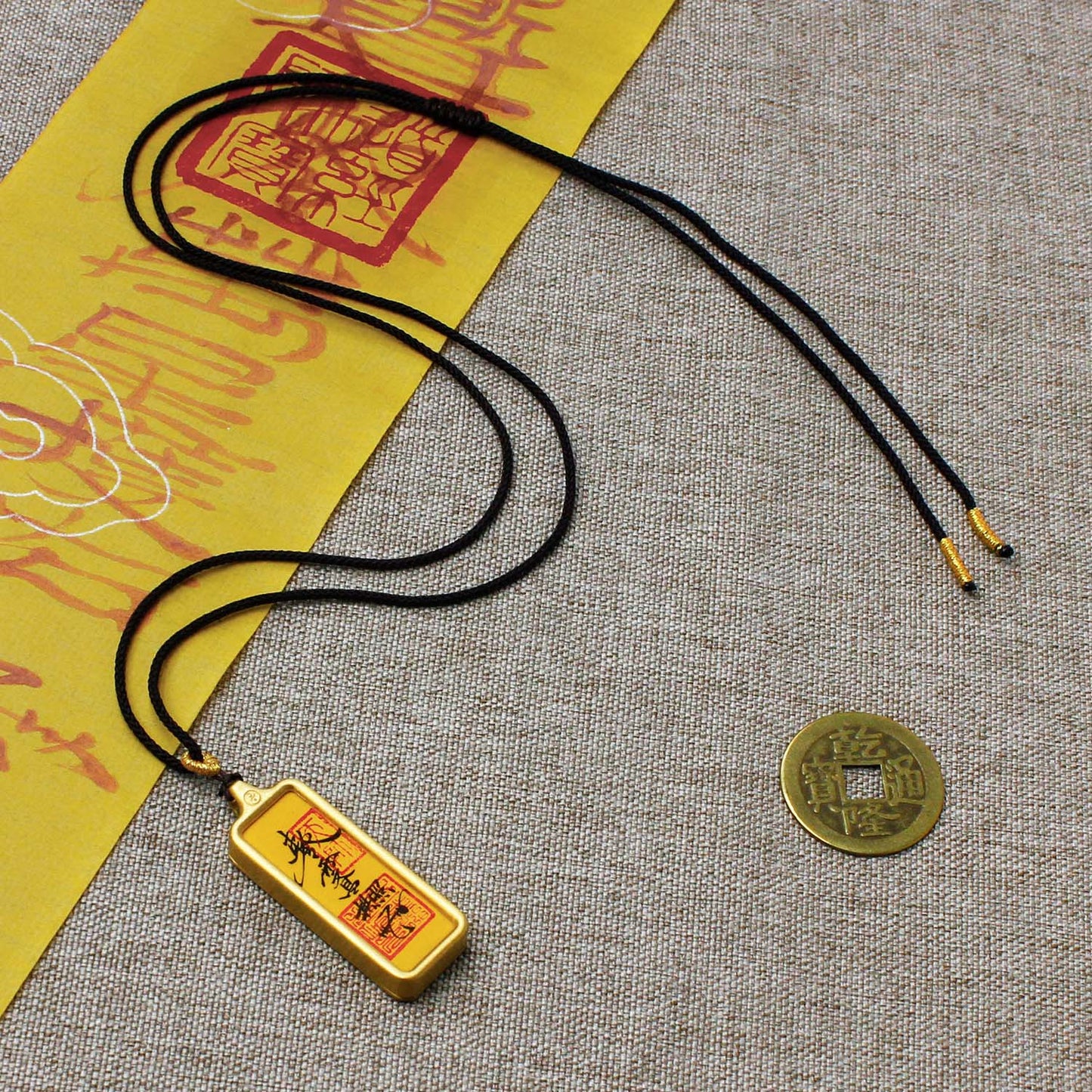 Wenchang Mini Thangka Pendant