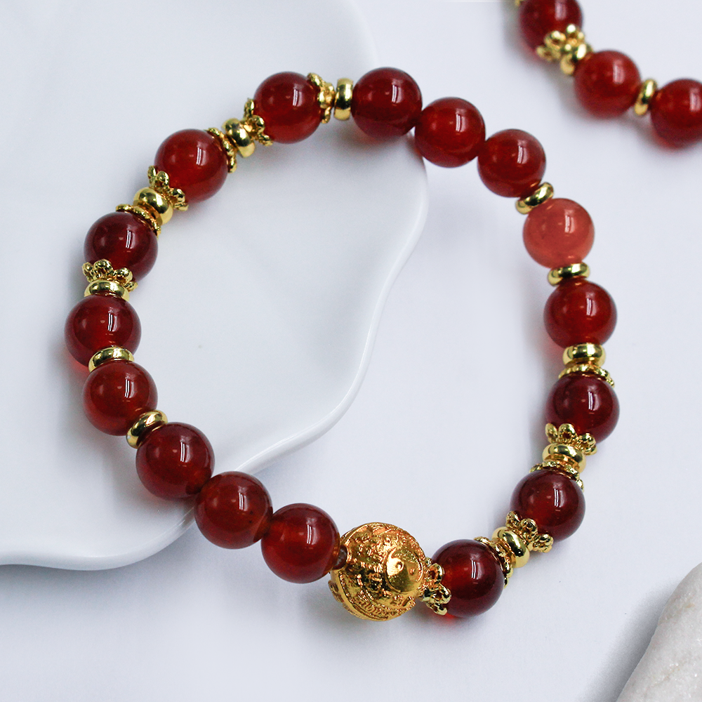Red Agate Prosperity Bracelet