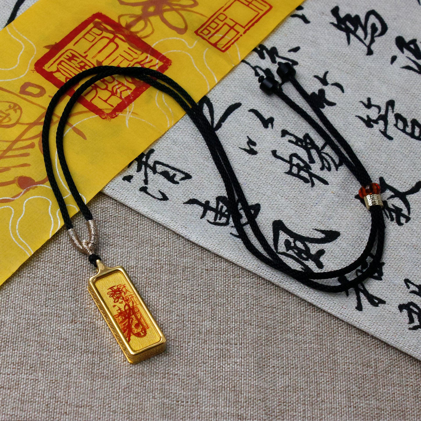 Hundred Solutions Obstacle-Removing Noble Talisman Double-Sided Pendant