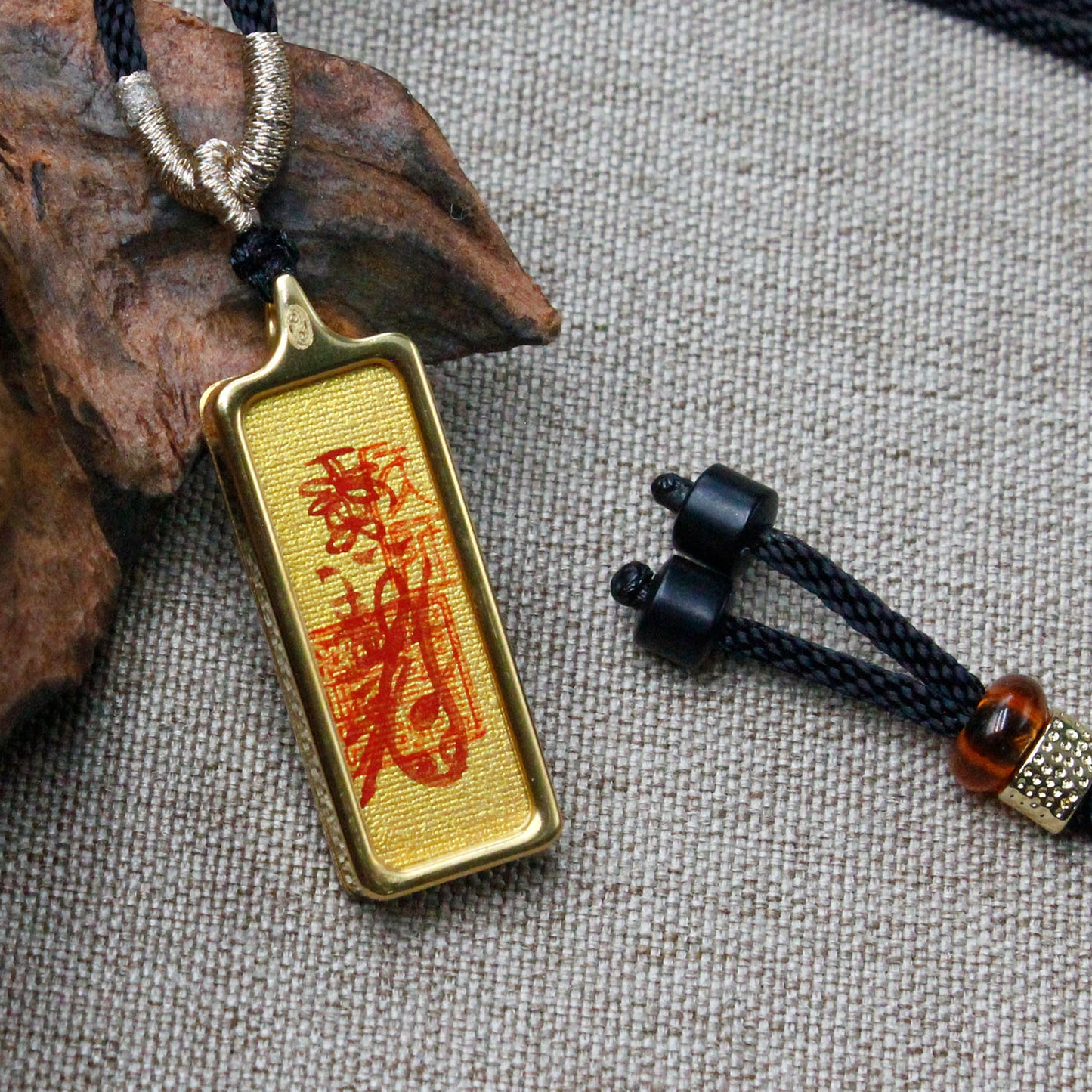 Hundred Solutions Obstacle-Removing Noble Talisman Double-Sided Pendant