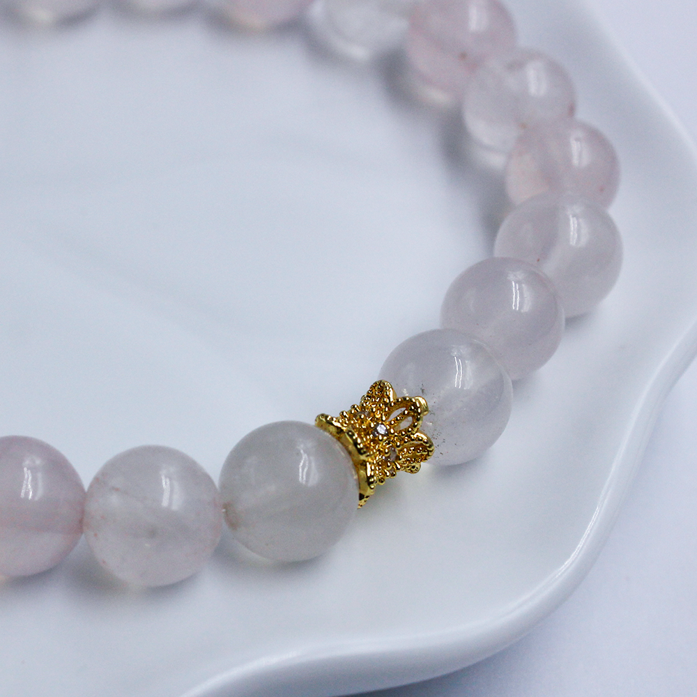 Rose Quartz Prosperity Flow Bracelet