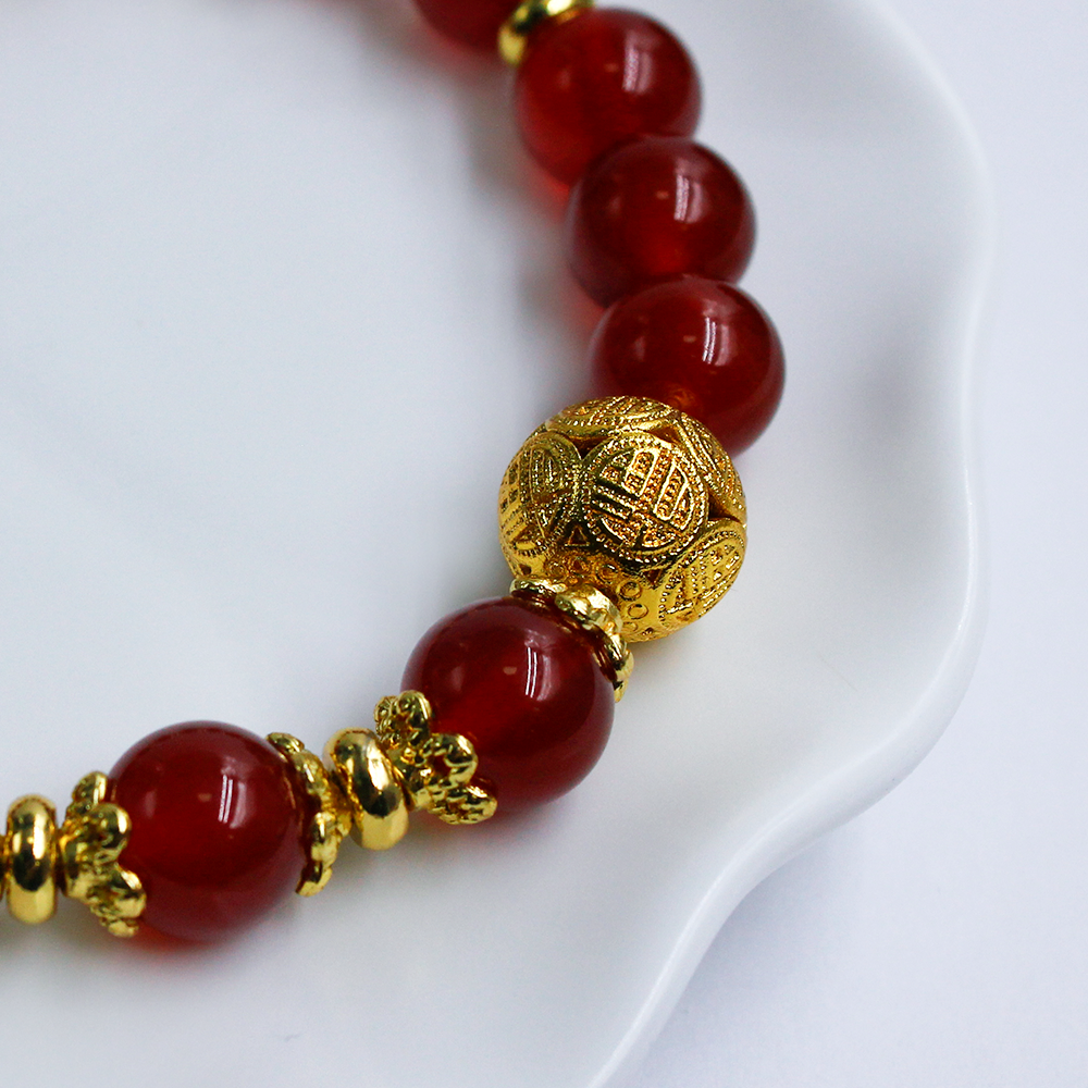 Red Agate Prosperity Bracelet