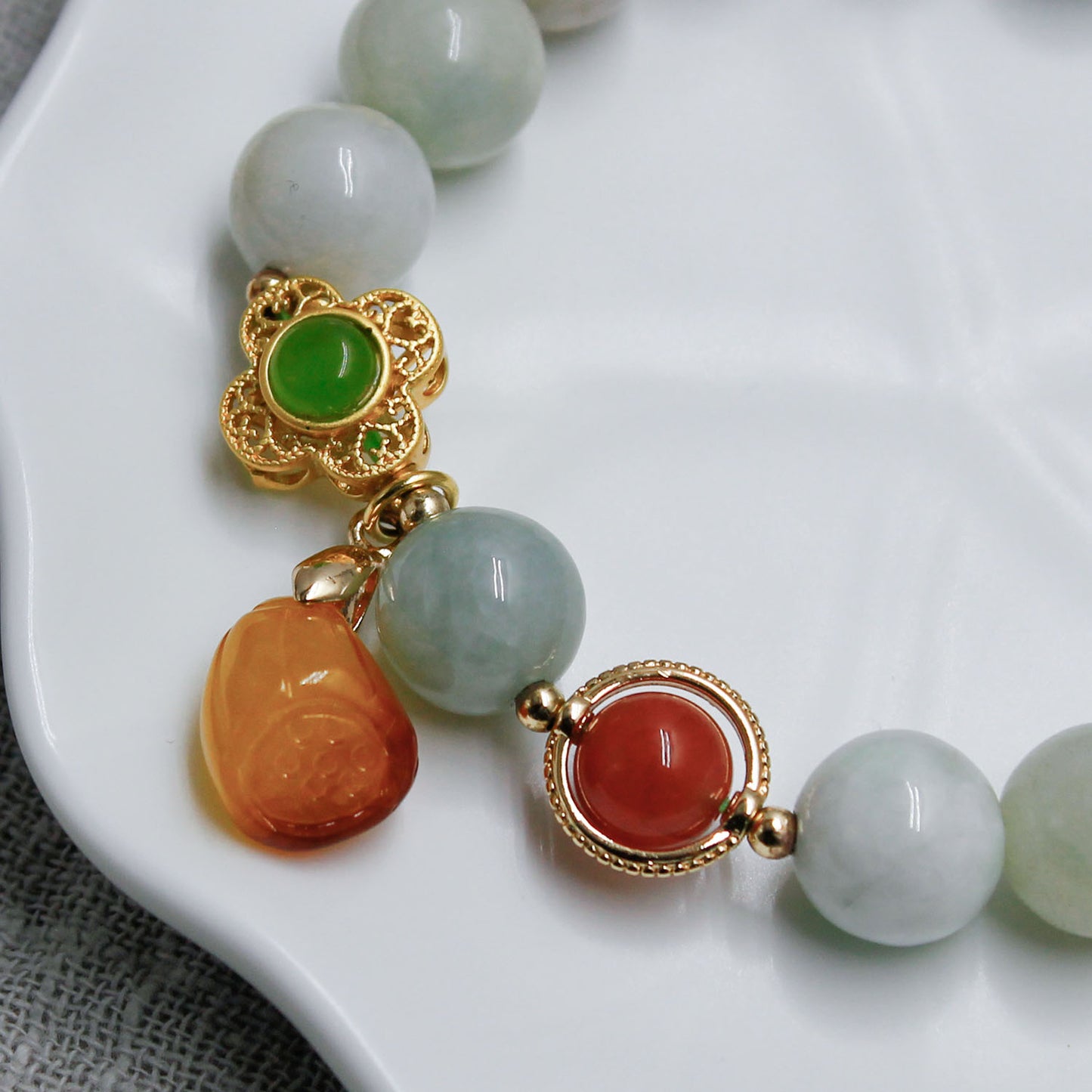 Lotus Jade Bracelet