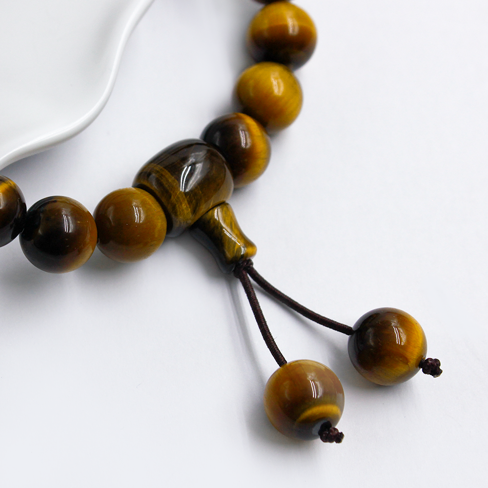 Dual-Tone Tigerite Wealth Attraction Bracelet